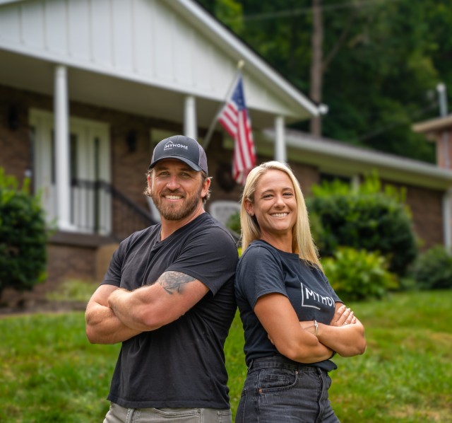 Former Army Captains Gabe and Lindsey Chrismon founded their own businesses together, first Adroit a home restoration services company before selling the business and starting Oply, a Nashville-based, AI tech company.