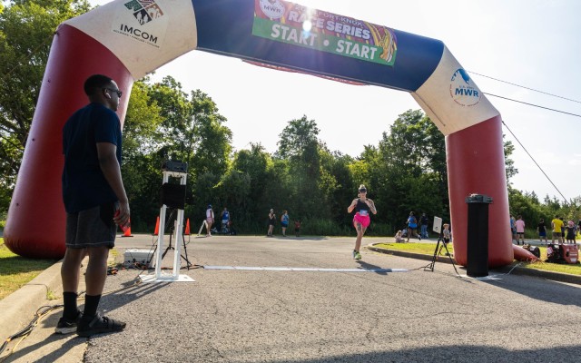 Over 300 individuals participate in the Freedom Days 5K fun run at Fort Knox, Kentucky, July 12, 2025.