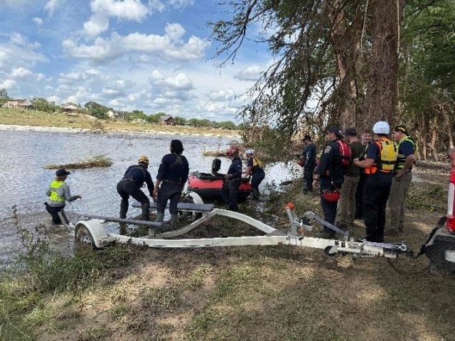 U.S Army Lt. Emily Ake along with local residents and agencies provide assistance to the victims of Kerrville, Texas