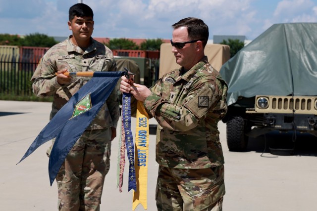 Spc. Sebastian Onate Hernandez (left) and Lt. Col. Christopher Gundersen (right)