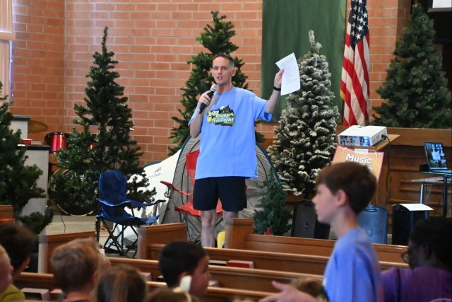 With a campfire theme at this summer's iteration of Vacation Bible School, most of the Halo Chapel at U.S. Army Yuma Proving Ground (YPG) will spend a solid week decorated as an inviting woodland thanks to a veritable forest of unlit...