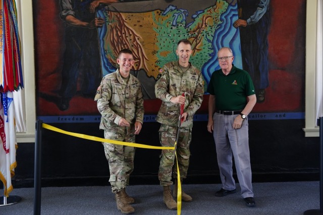 Rudolph Charles von Ripper Mural Restoration Ribbon Cutting
