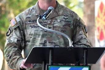 U.S. Army Garrison Fort Stewart-Hunter Army Airfield staff said farewell to Col. Marc Austin and welcomed their new Garrison Commander, Col. Gabe Weaver...