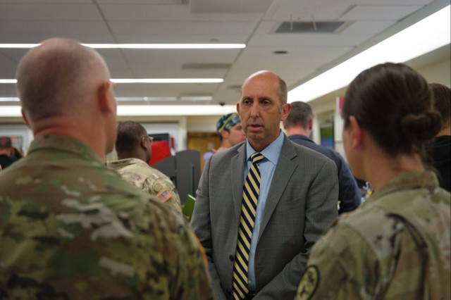 Dr. Stephen Ferrara, Acting Assistant Secretary of Defense for Health Affairs, visits Madigan