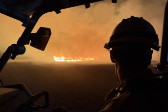 Fort Hunter Liggett supports the Madre Fire