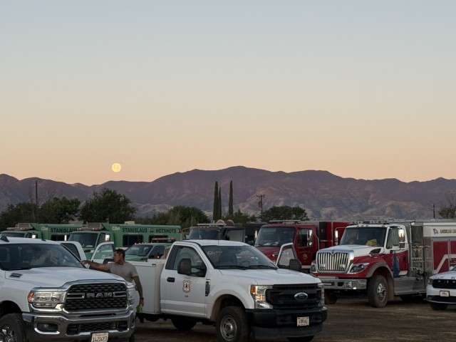 Fort Hunter Liggett supports the Madre Fire
