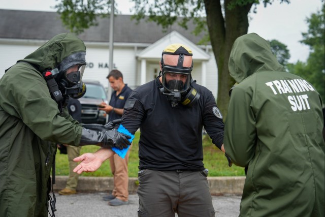 FBI and WMD Civil Support Team strengthen partnership during Fort Meade Exercise