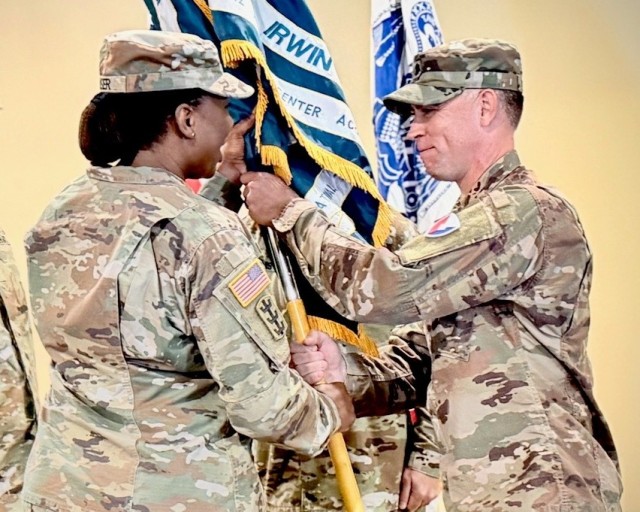 Headline: Vast mission at MICC Fort Irwin transitions to new leader
