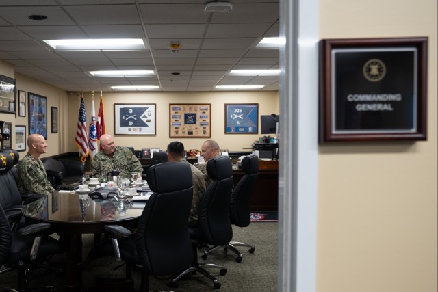 Joint Chiefs of Staff Vice Chair visits with Fort Knox leaders