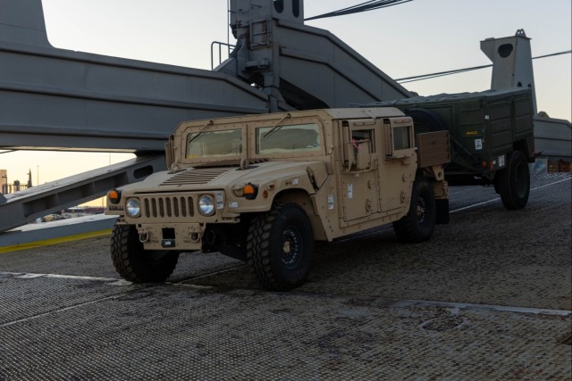 Talisman Sabre 2025 Logistics Offload Operations in Melbourne, Australia