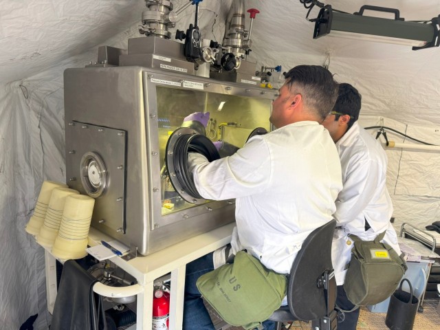 NATO forces conduct live agent CBRN training during Exercise Precise Response in Canada