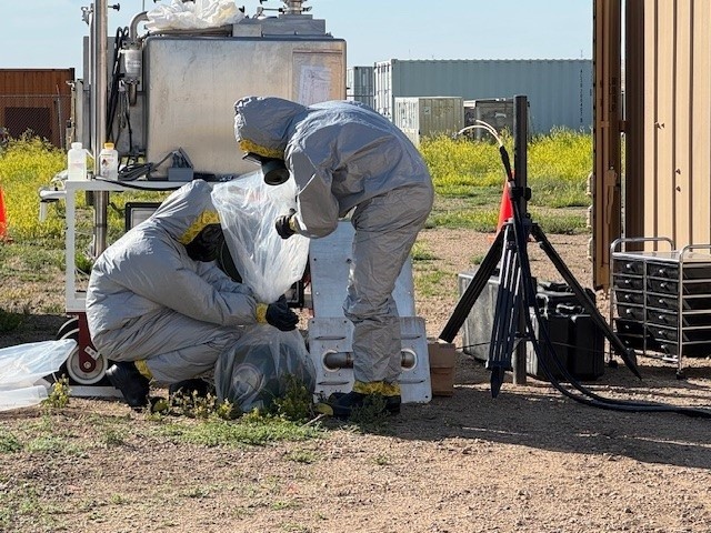 NATO forces conduct live agent CBRN training during Exercise Precise Response in Canada