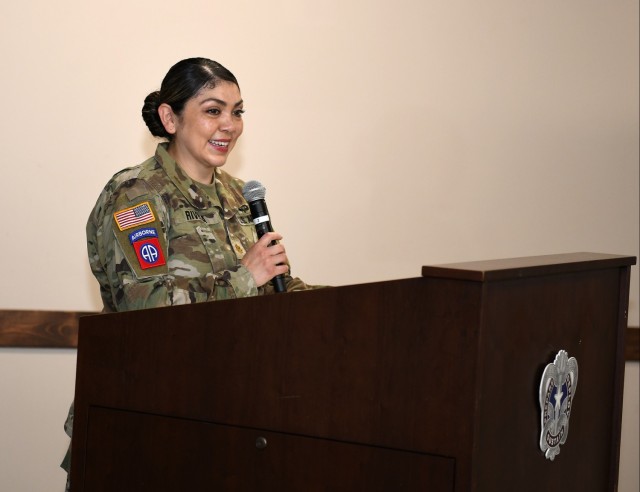 Maj. Rivera speaking