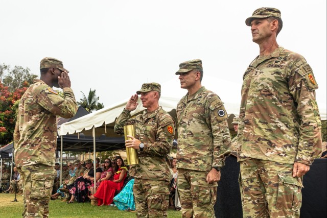 25th Infantry Division Change of Command Ceremony