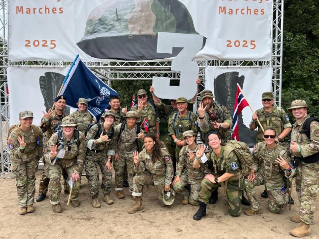 Sky Soldiers Ruck and Laugh Their Way Through 4-Day Nijmegen March
