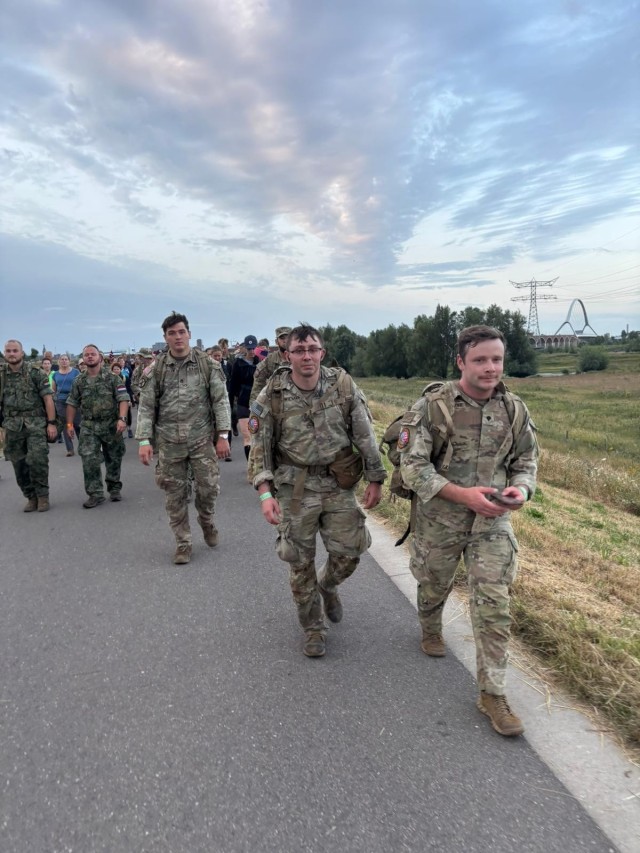 Sky Soldiers Ruck and Laugh Their Way Through 4-Day Nijmegen March