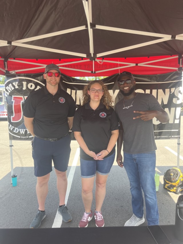 The Jimmy Johns team at the Exchange&#39;s 130th Anniversary Bash.