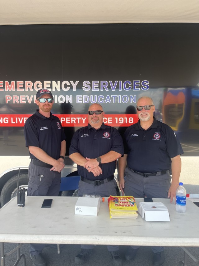The Emergency Services team at the Exchange&#39;s 130th Anniversary Bash.