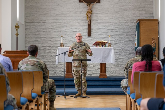 USAG Wiesbaden marks 250 years of spiritual resiliency, family readiness with Army Chaplain Corps birthday picnic
