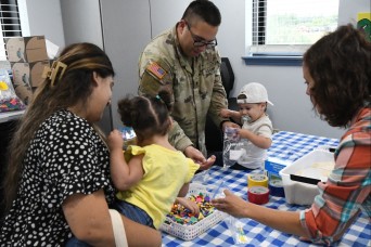 Fort Drum family members chill out with Family Advocacy Program