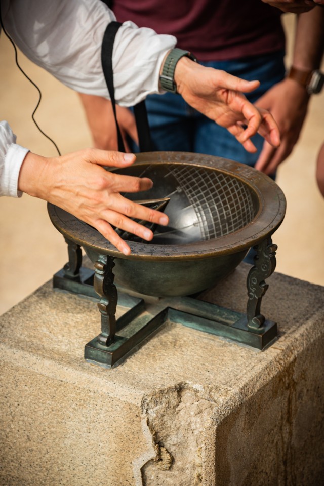 U.S. Soldiers assigned to the 55th Military Police Company, 210th Field Artillery Brigade and U.S. Army Garrison Yongsan-Casey receive a newcomers tour in Seoul, South Korea, July 31, 2025. The tour, hosted by the U.S. Army Garrison Casey...