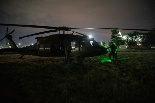 Night Air Assault preparations