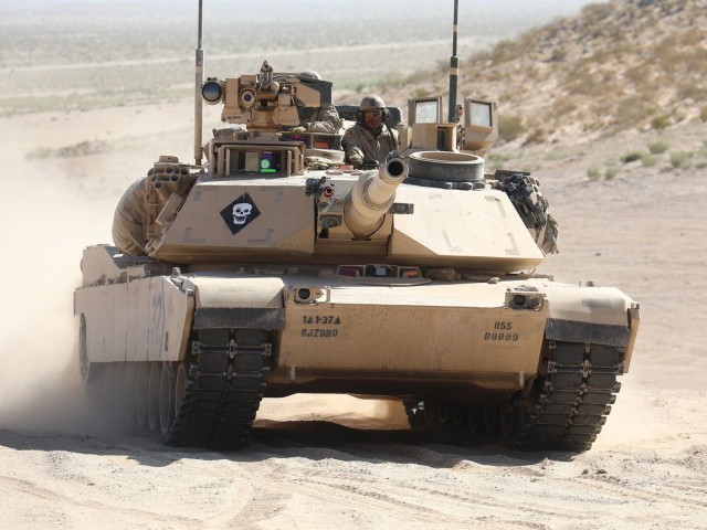 The M1A2 Abrams Tank, like the one pictured here on a training exercise at the National Training Center Fort Irwin, California, was one of the weapons platforms discussed during the Michigan Defense Expo May 20. It is one of the systems that has...