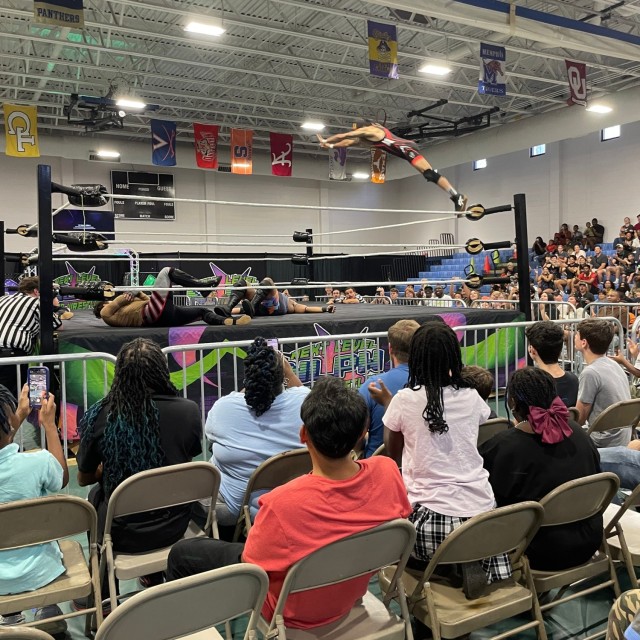 Fort Bragg Families Fired Up by Pro Wrestling Show