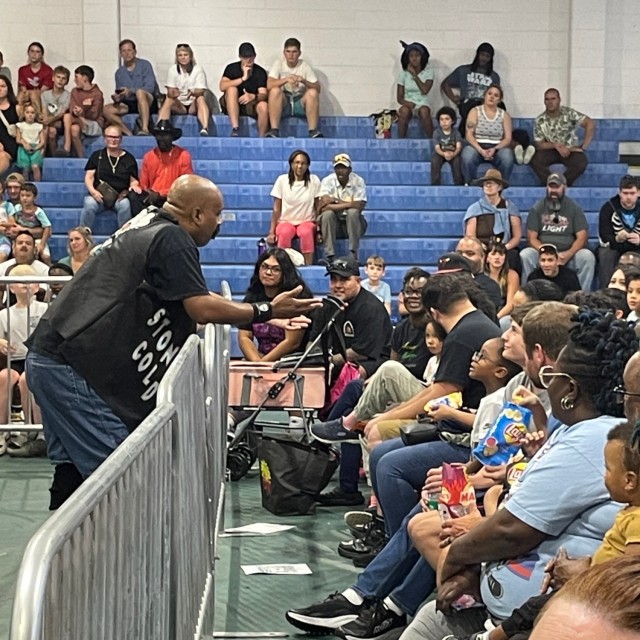 Fort Bragg Families Fired Up by Pro Wrestling Show