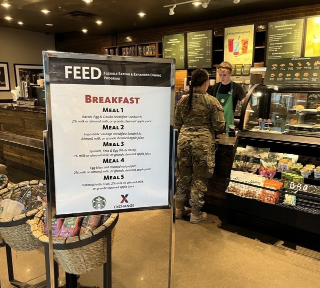 Soldiers at Fort Hood, Texas, participate in the Army&#39;s limited user assessment test for the Flexible Eating and Expanded Dining, or FEED, initiative, Aug. 11-25, intended to give Soldiers more options with their meal entitlements.
