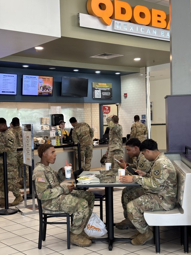 Soldiers at Fort Hood, Texas, participate in the Army&#39;s limited user assessment test for the Flexible Eating and Expanded Dining, or FEED, initiative, Aug. 11-25, intended to give Soldiers more options with their meal entitlements.