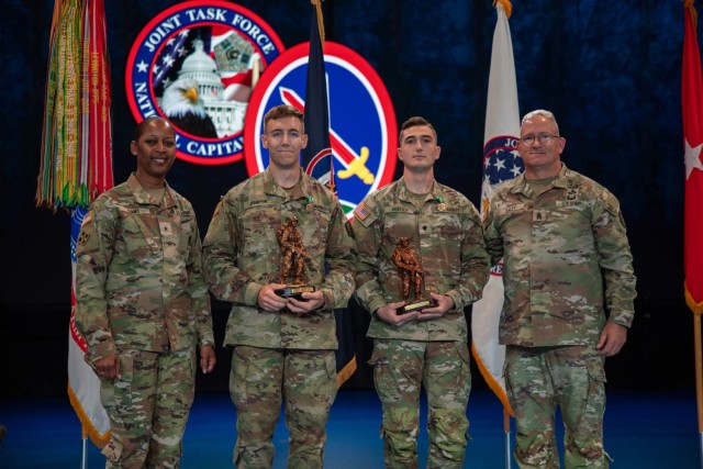 Two Soldiers from 704th Military Intelligence Brigade named &#34;Best Warriors&#34; at 2025 MDW Best Squad Competition