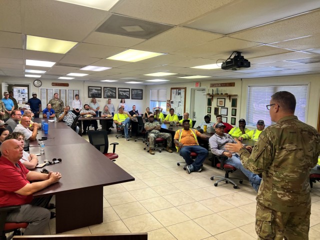 Brig. Gen. Zachary Miller, U.S. Army Corps of Engineers South Atlantic Division commander, and Command Sgt. Maj. Derrick Braud visited the USACE Jacksonville District July 28-31, 2025, to meet with leadership and employees, see district projects...