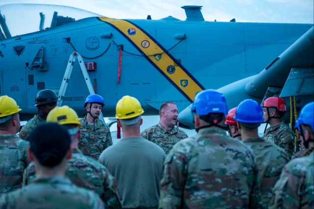 A-10 Thunderbolt II Traffic Circle Installation