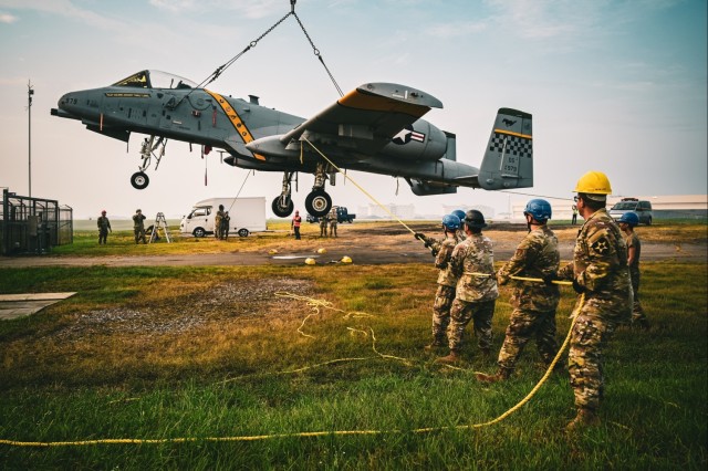 A-10 Thunderbolt II Roundabout Installation