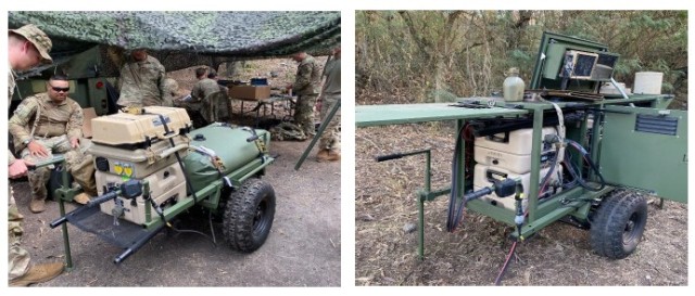 Figure 5. All Terrain Electric Cart configured for power distribution and mobile operations.