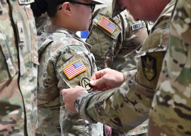 1st Space BN Patching Ceremony