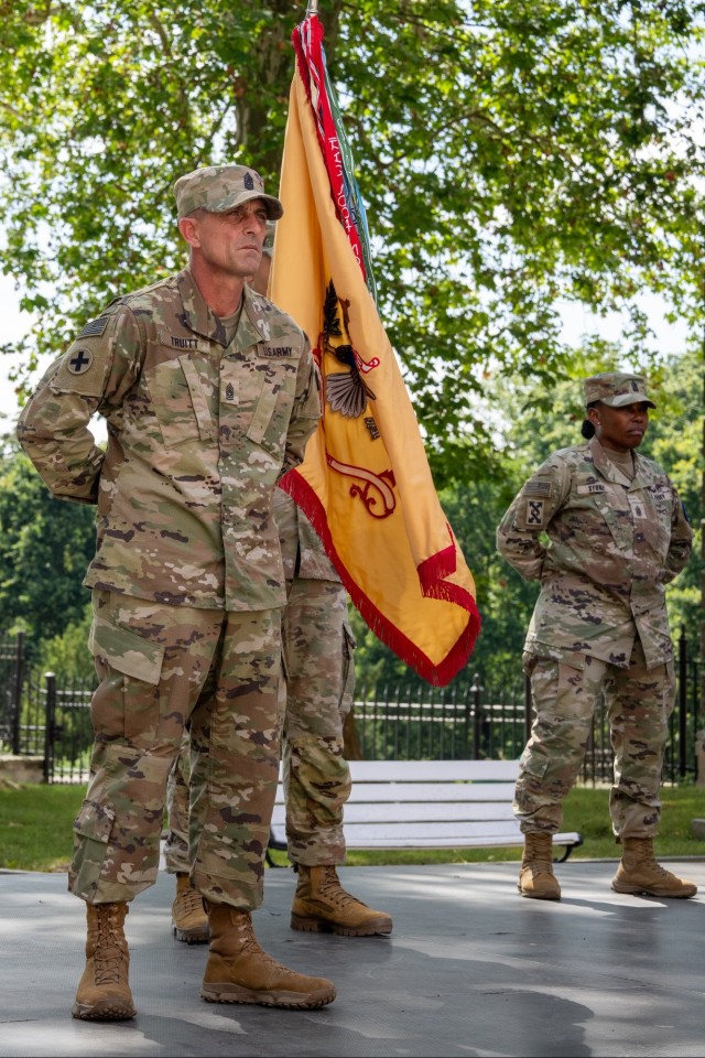 Georgia Guard Unit Transfers Logistics Mission to Illinois Guard Unit After Nine-Month Rotation