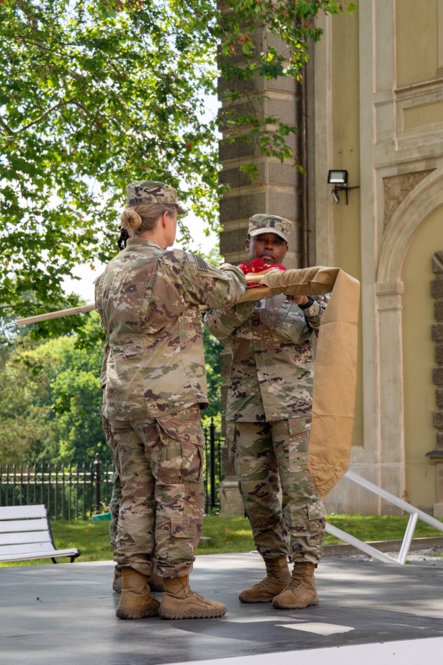 Georgia Guard Unit Transfers Logistics Mission to Illinois Guard Unit After Nine-Month Rotation