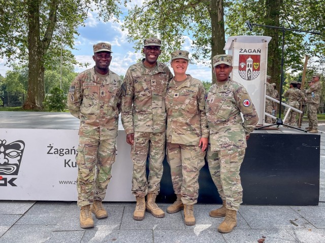 Georgia Guard Unit Transfers Logistics Mission to Illinois Guard Unit After Nine-Month Rotation