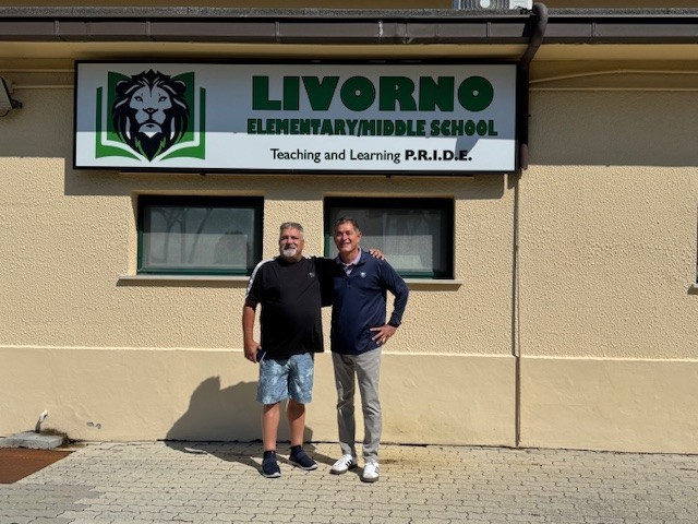 Former Student Revisits Livorno Elementary School After 50 Years