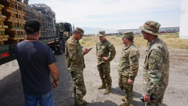 In Operation Patriot Press, Soldiers help Tooele Army Depot move munitions