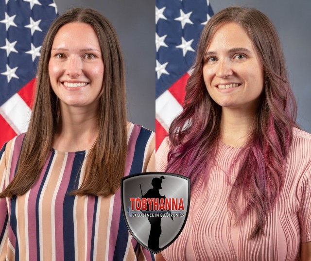 A side by side graphic of two people posing for official portraits.