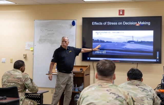 519th MPs honor fallen son, father instructs safety