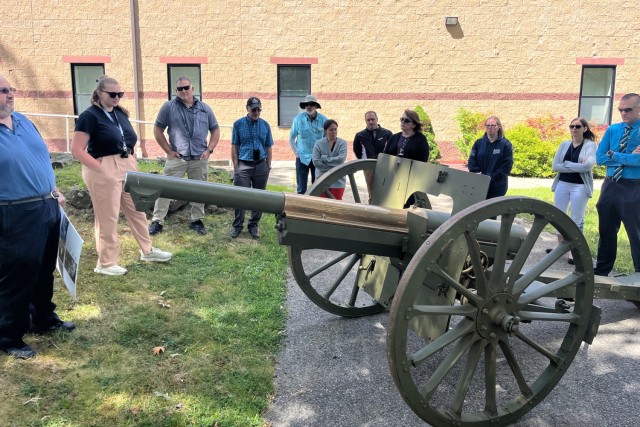 PICATINNY ARSENAL, N.J.. - A M1897 Quick Firing Field Gun, with more than a century of service, has been placed in possession of Picatinny Arsenal officials for the first time in more than 20 years.