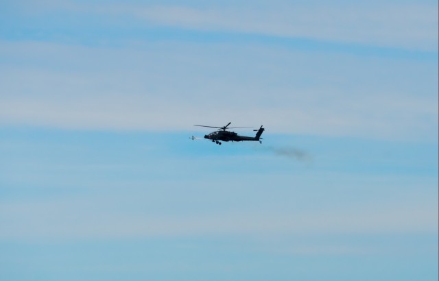 12th Combat Aviation Brigade Conducts Historic Live-Fire of SPIKE NLOS Missile