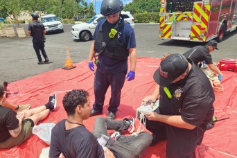 Fort Buchanan promotes vigilance with an active shooter drill in conjunction with the FBI