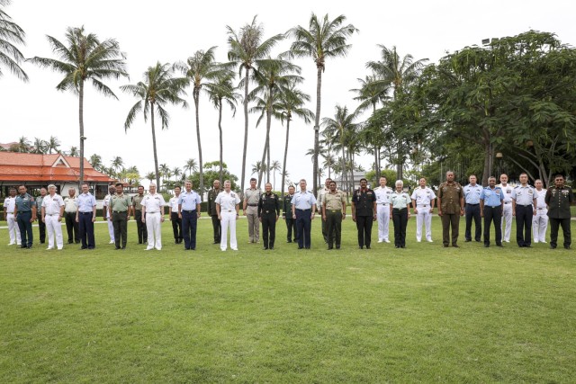 Air Force Gen. Steve Nordhaus, chief, National Guard Bureau, joins Chairman of the Joint Chiefs of Staff Gen. Dan Caine and Adm. Samuel Paparo, commander, U.S. Indo-Pacific Command, at the 27th Indo-Pacific Chiefs of Defense Conference, Hua Hin,...