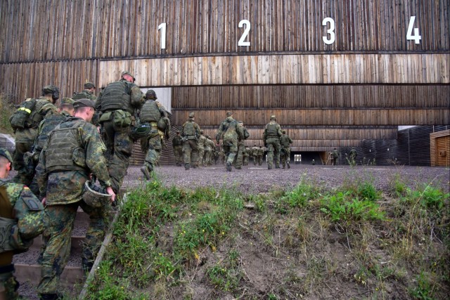 7th Army NCOA Participates in Shooting range for GAFPB
