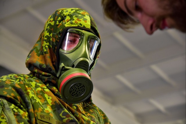 7th Army NCOA Participates in CBRN and Weapons familiarization for GAFPB